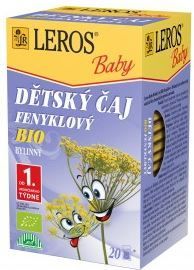 LEROS BABY BIO Dětský čaj Fenyklový n.s.20x1.5g - obrázek 1