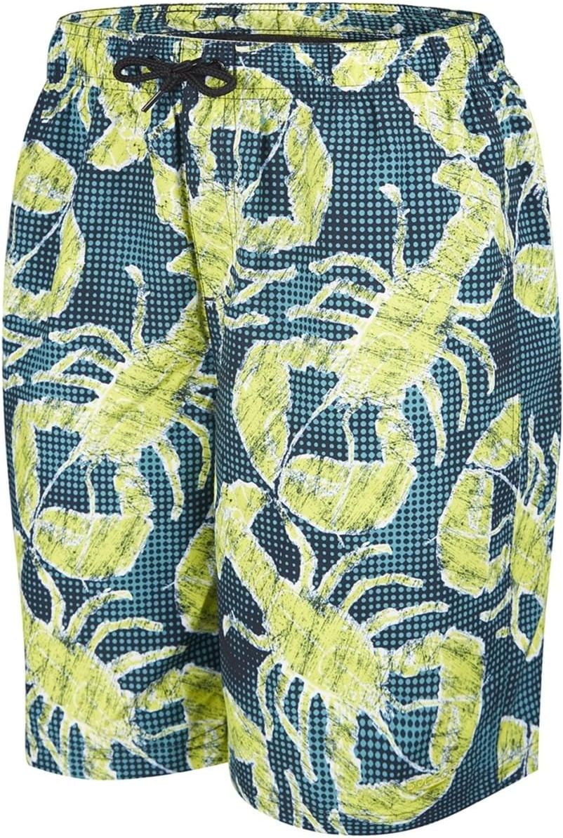 Speedo Rock Explode Printed 17" Watershort - oxid grey/apple green S - obrázek 1