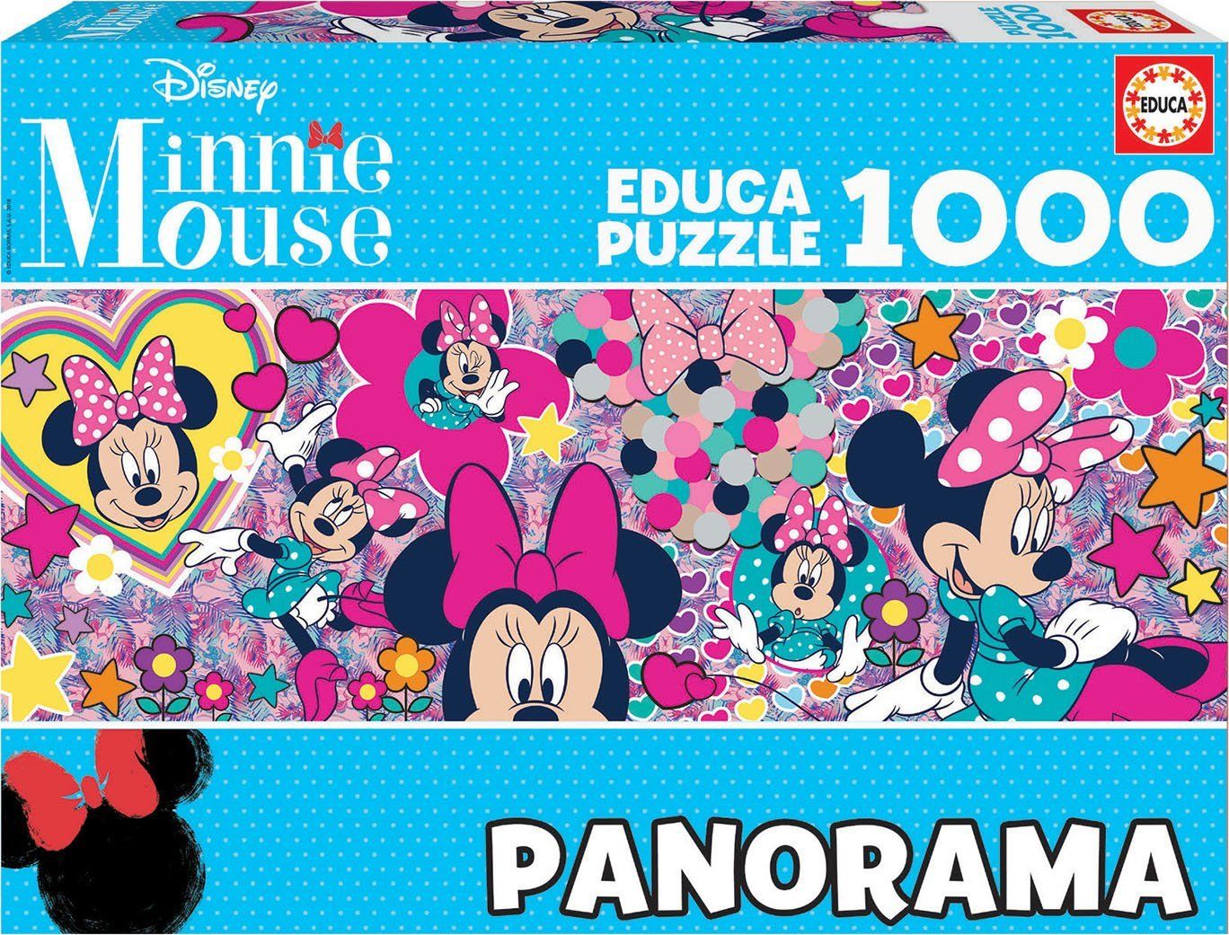 EDUCA Panoramatické puzzle Minnie 1000 dílků - obrázek 2