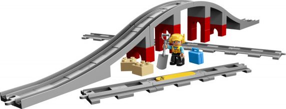Lego Doplňky k vláčku – most a koleje - obrázek 1