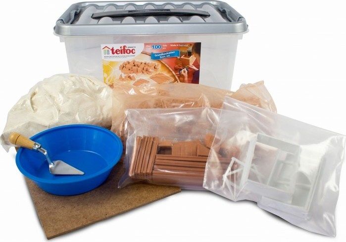 SMĚR Stavebnice Teifoc Startovací set 100ks 30x14x19cm v plastovém boxu - obrázek 1