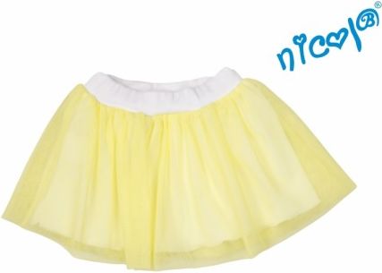 Kojenecká sukně Nicol,Mořská víla - žlutá, Velikost koj. oblečení 68 (4-6m) - obrázek 1