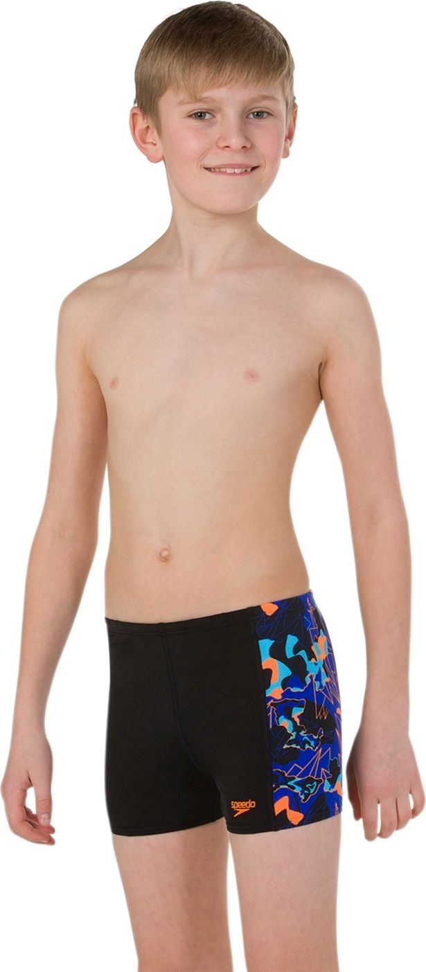 Speedo Lava Dive Allover Panel Aquashort - black/blue/orange 164 - obrázek 2