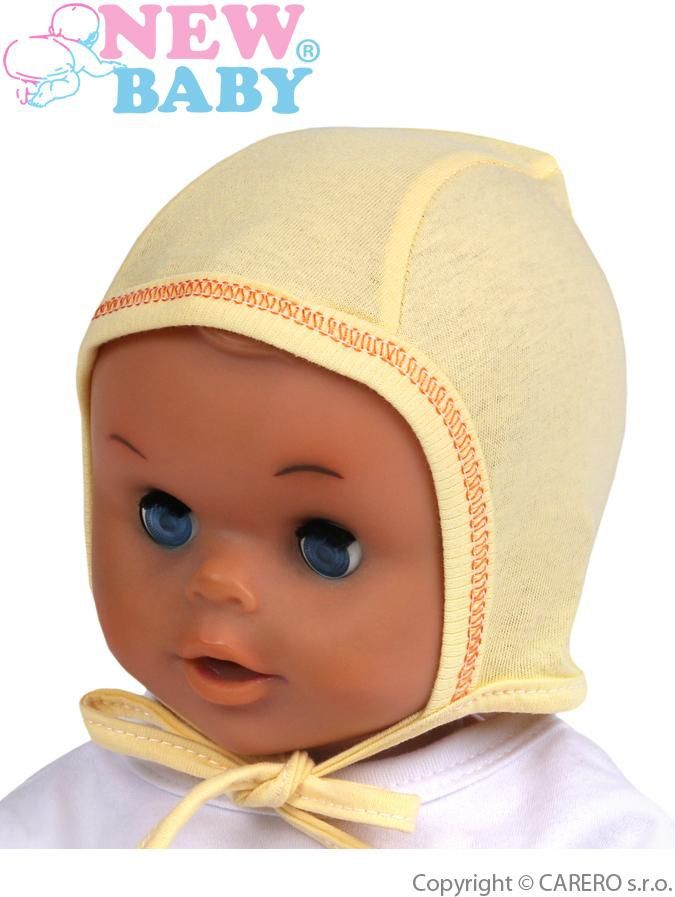 Kojenecká čepička New Baby modrá 62 (3-6m) - obrázek 2