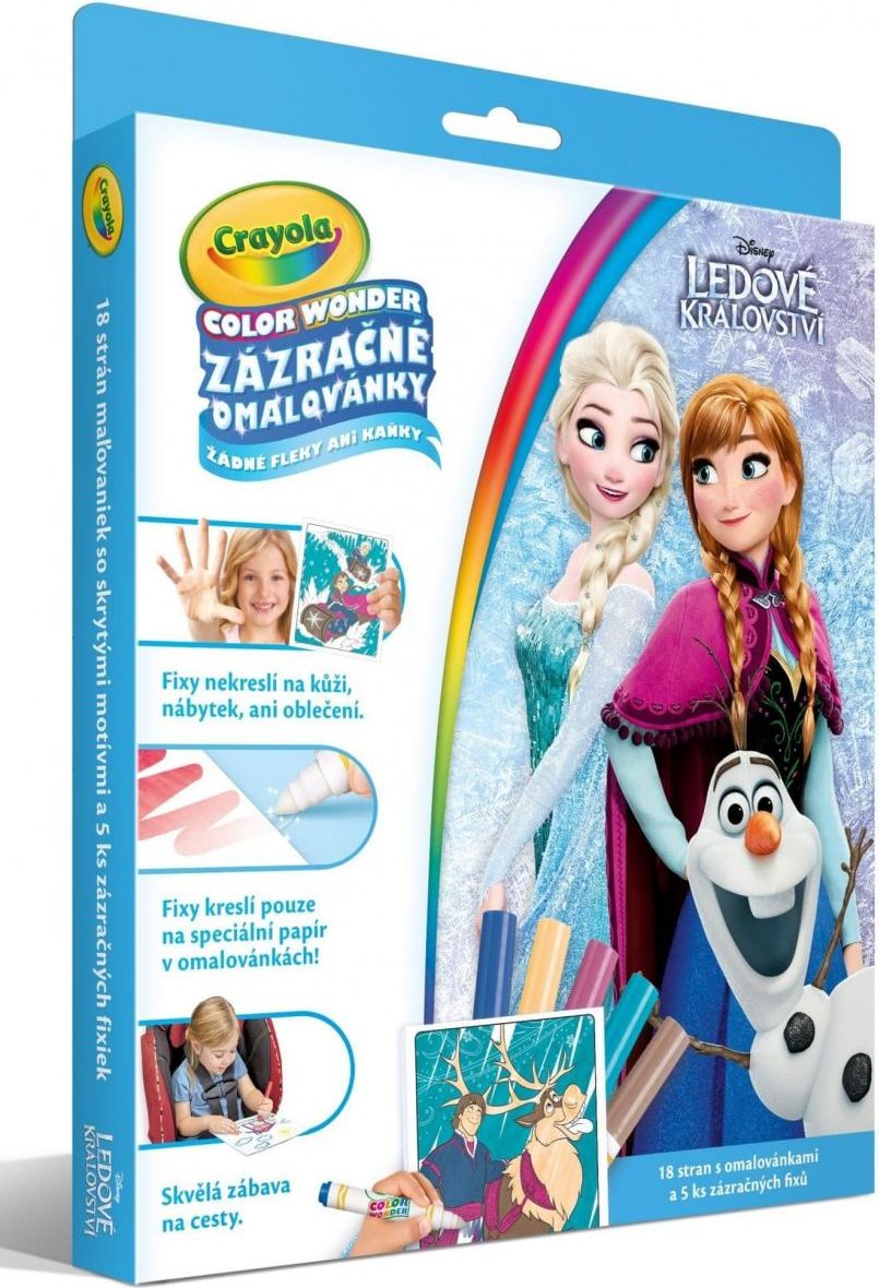 Crayola Zázračné omalovánky Ledové království - obrázek 1