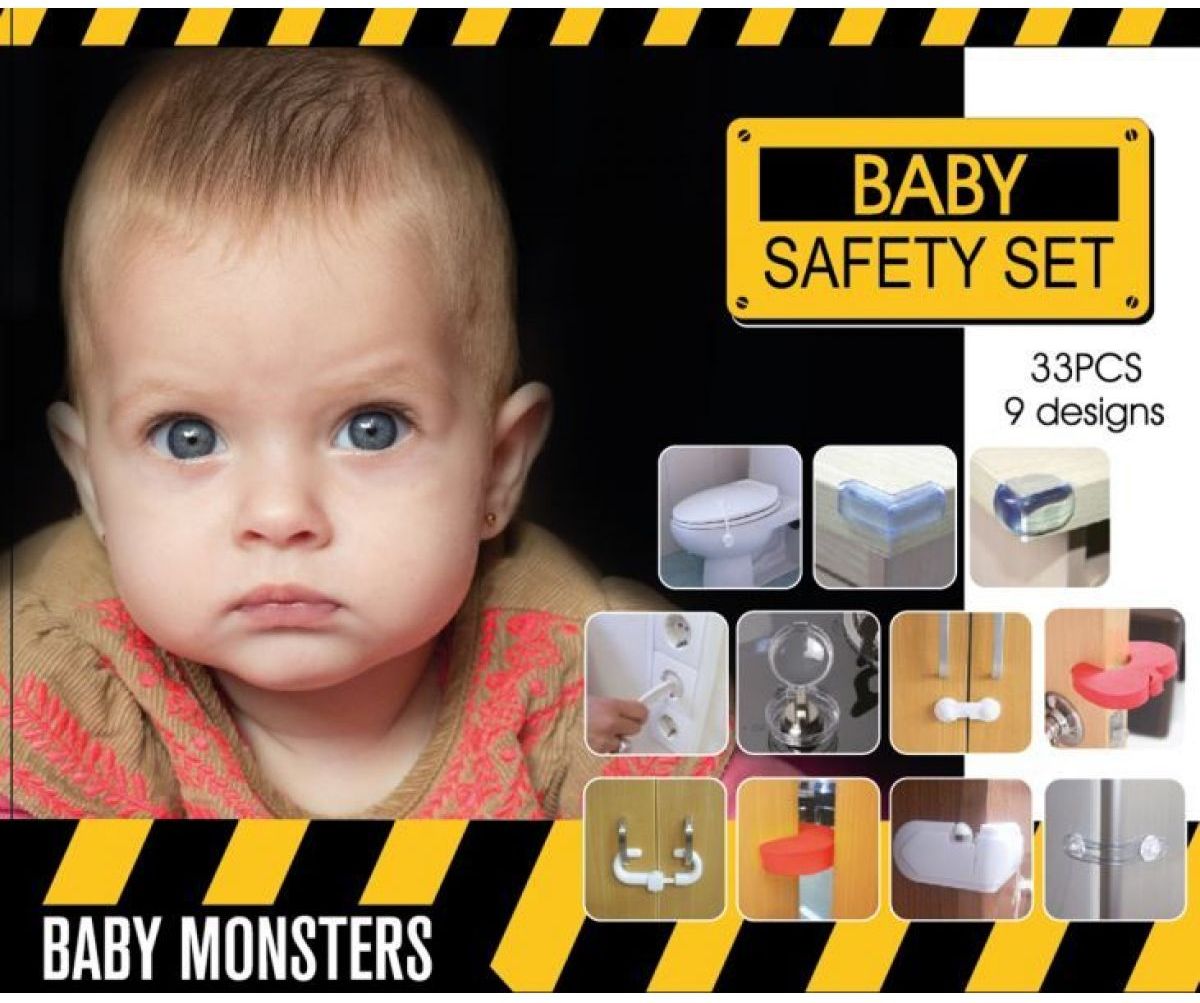 Baby Monsters Safety Set bezpečnostní sada 33 ks - obrázek 1