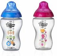 Tommee Tippee C2N 3m+ 340 ml kojenecká láhev s obrázky 2 ks - obrázek 1