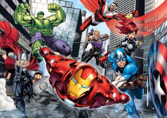 CLEMENTONI Puzzle Avengers: Zachránci MAXI 24 dílků - obrázek 1