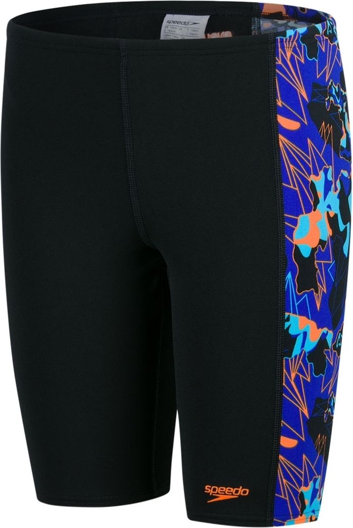 Speedo Lava Dive Allover Panel Jammer - black/blue/orange 152 - obrázek 1