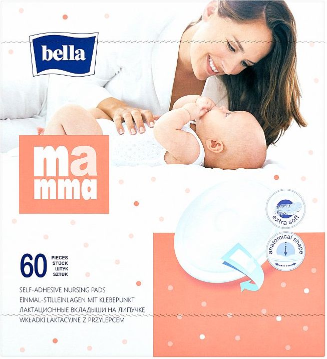 Bella Mamma jednorázové samolepící prsní vložky 60 ks - obrázek 1