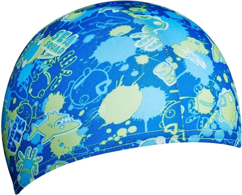 Speedo Sea Squad Polyester Cap Junior - blue uni - obrázek 1