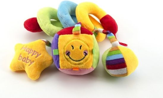 Teddies Závěs/Spirála s chrastítky nad postýlku plyš 40cm 0+ - obrázek 2