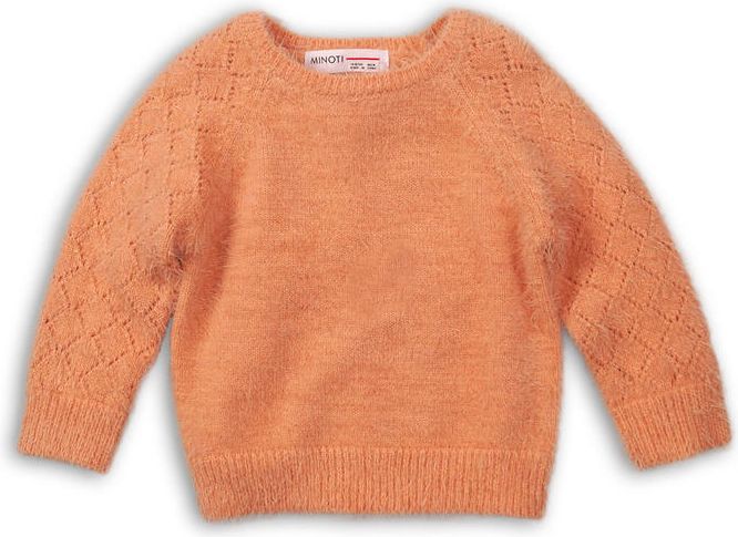Minoti Svetr dívčí oranžová 92/98 - obrázek 1