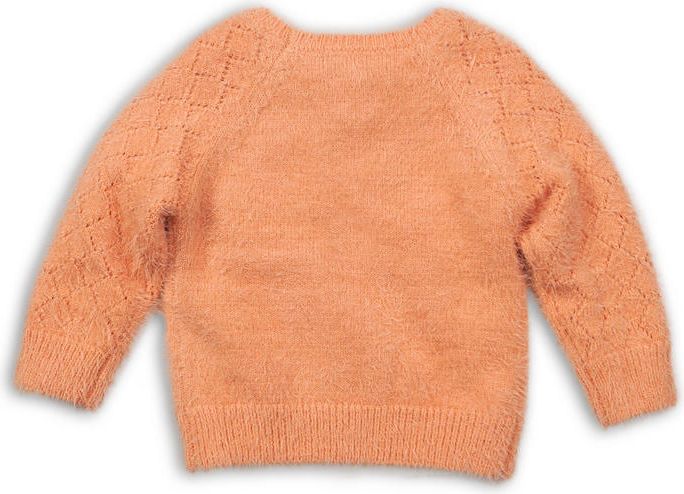Minoti Svetr dívčí oranžová 92/98 - obrázek 3