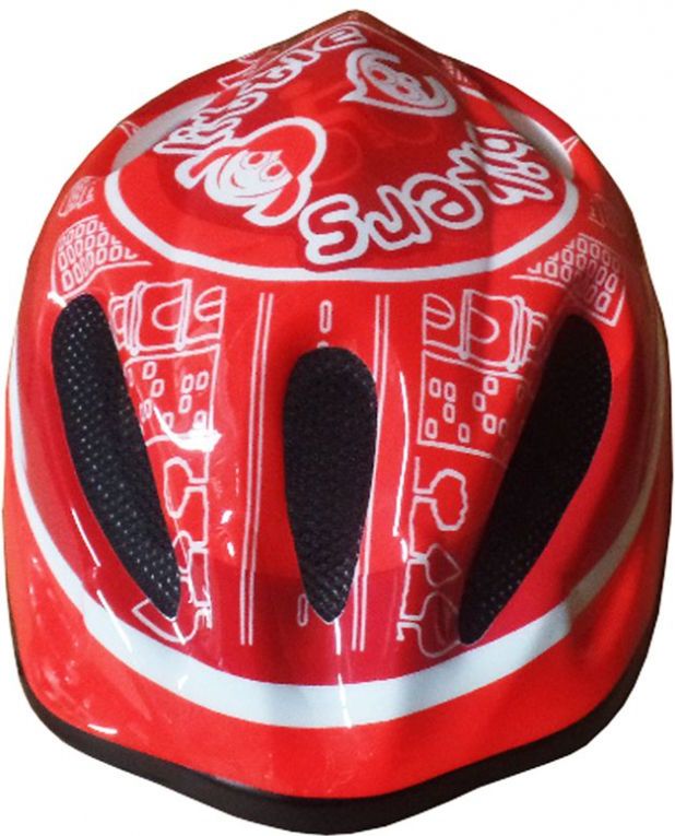 Brother 7327 Cyklistická dětská helma červená/bílá velikost M(52-56 cm) 2014 - obrázek 2
