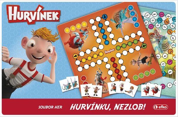 Společenská hra Hurvínku, nezlob! soubor her, EFKO - obrázek 2