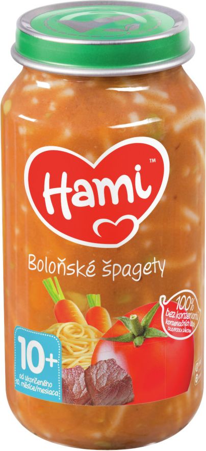 Hami příkrm boloňské špagety 250g 10M - obrázek 1