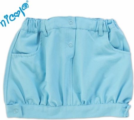 Suknička Sweet Heart - tyrkysová, Velikost koj. oblečení 80 (9-12m) - obrázek 1