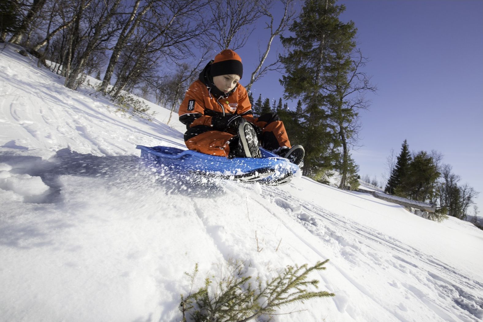 Dětské boby STIGA Snowpower Brake - zelené - obrázek 4