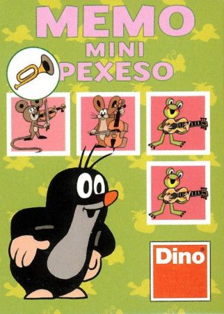 Dětská hra Krteček a dobroty - Mini pexeso, DINO - obrázek 1