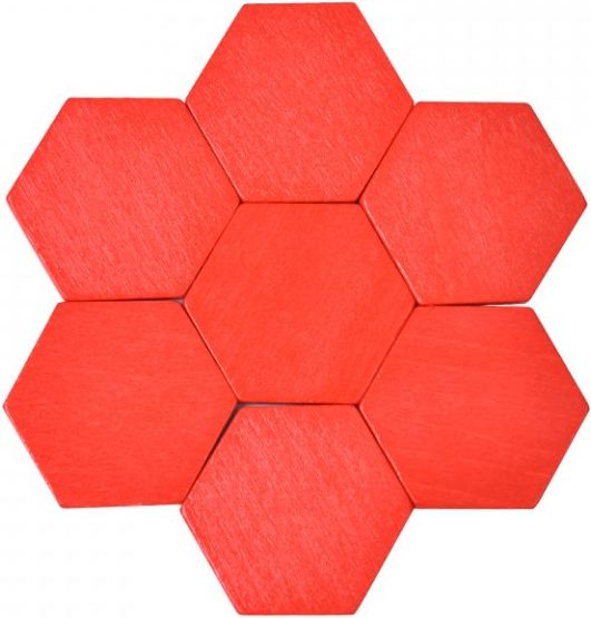MiDeer dřevěné geometrické tvary 250 ks - obrázek 5