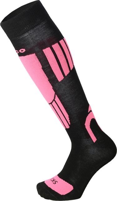 Mico Heavy Weight  Superthermo Primaloft Kids Ski Socks - nero fucsia fluo 30-32 - obrázek 2