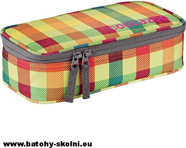 Studentský školní penál CoocaZoo PencilDenzel Hip To Be Square Green - obrázek 1