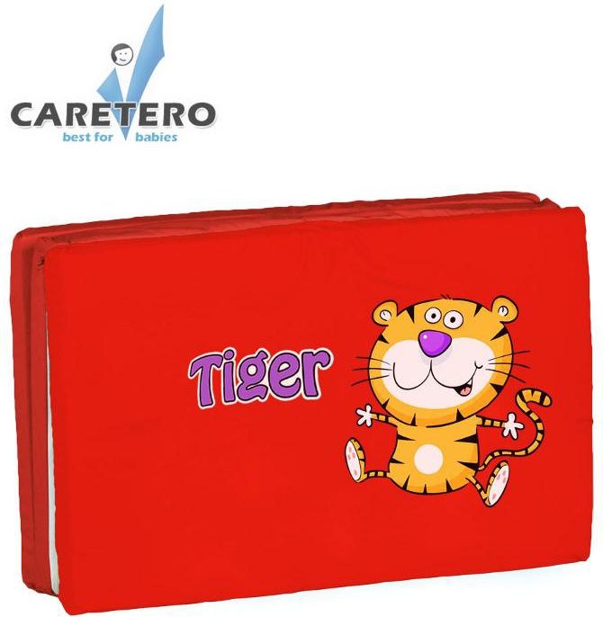Skládací matrace do postýlky CARETERO Tiger červená - obrázek 2