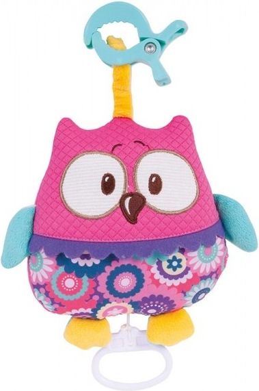 Plyšová hrající hračka na kočárek Canpol babies Forest Friends sova 68/048 - obrázek 1