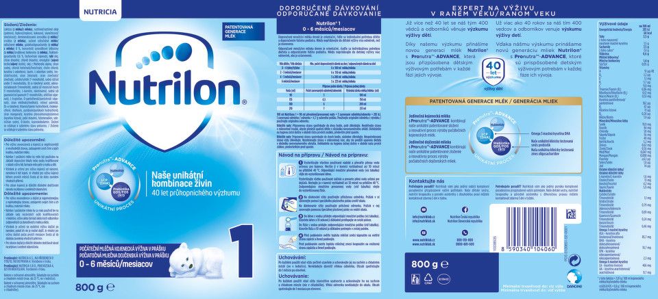 Nutrilon 1 800g - obrázek 2