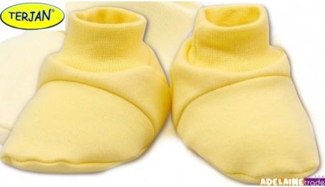 Botičky/ponožtičky BAVLNA - krémové - obrázek 1