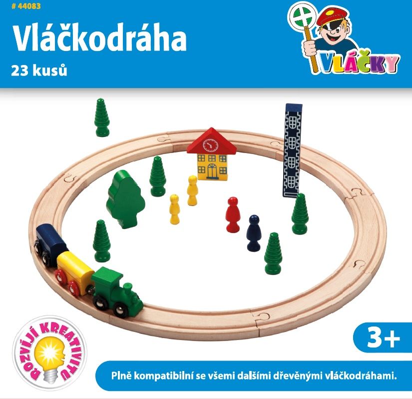 Vláčkodráha 23 kusů - obrázek 2