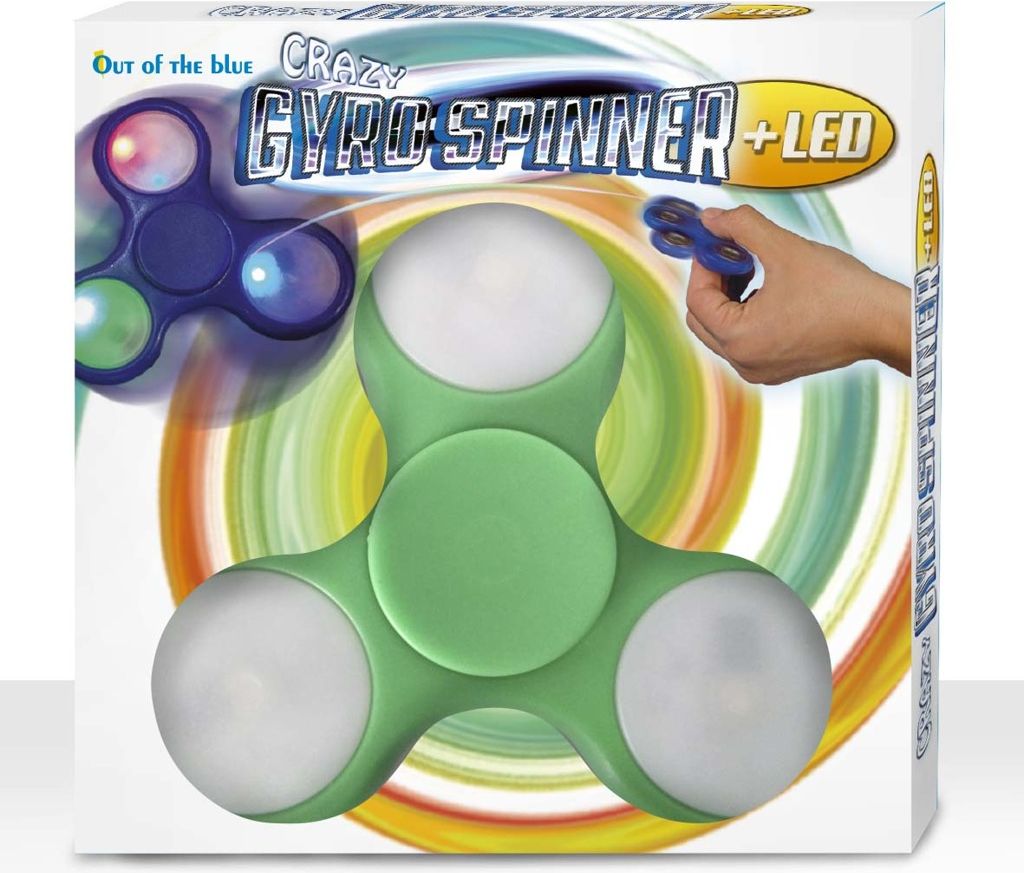 Spinner Crazy Gyro světelný barva spinneru: modrá - obrázek 3