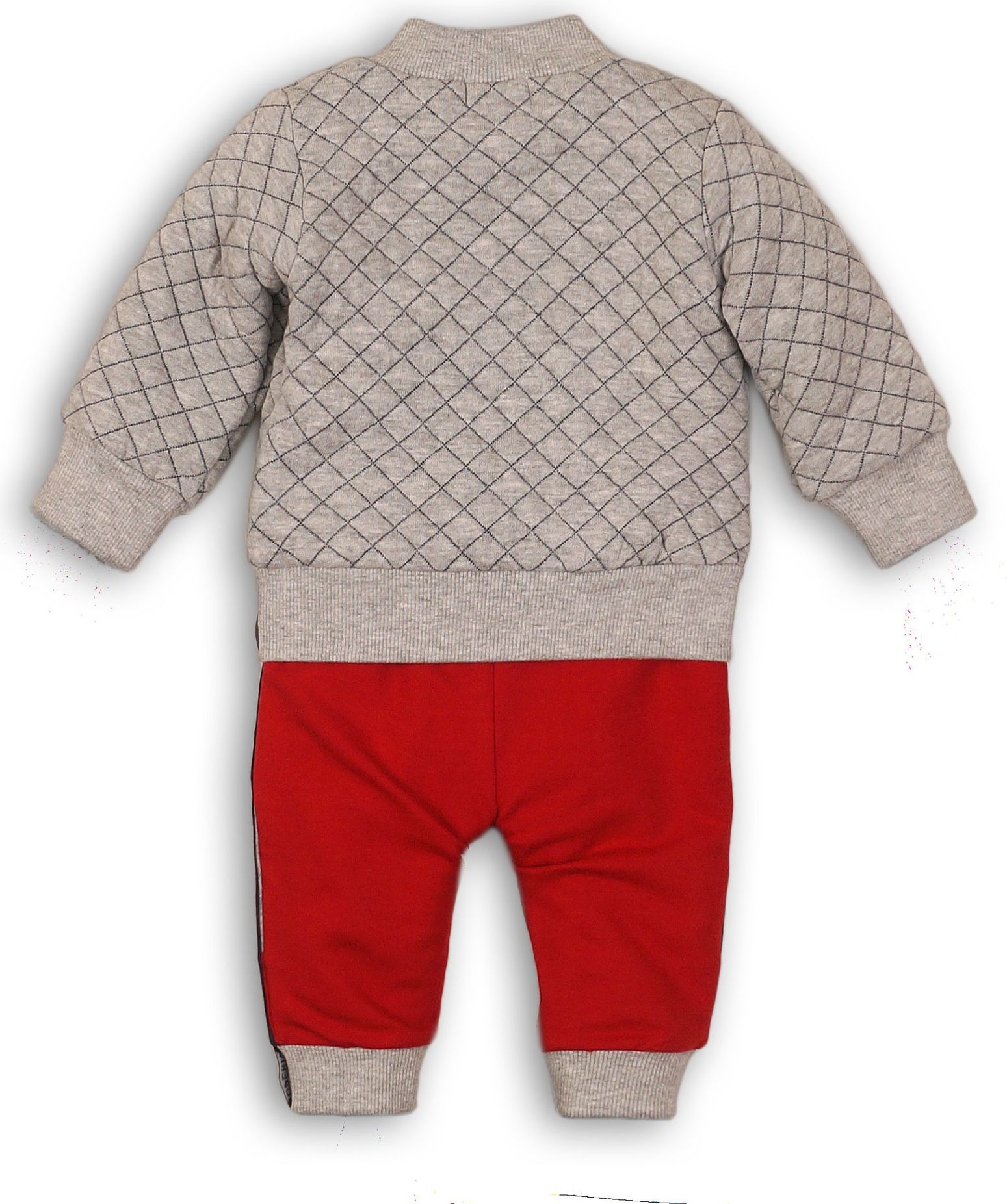 DIRKJE Set 3-dílný B-SO FRESH SUPERIOR 74 Grey - Red - obrázek 2