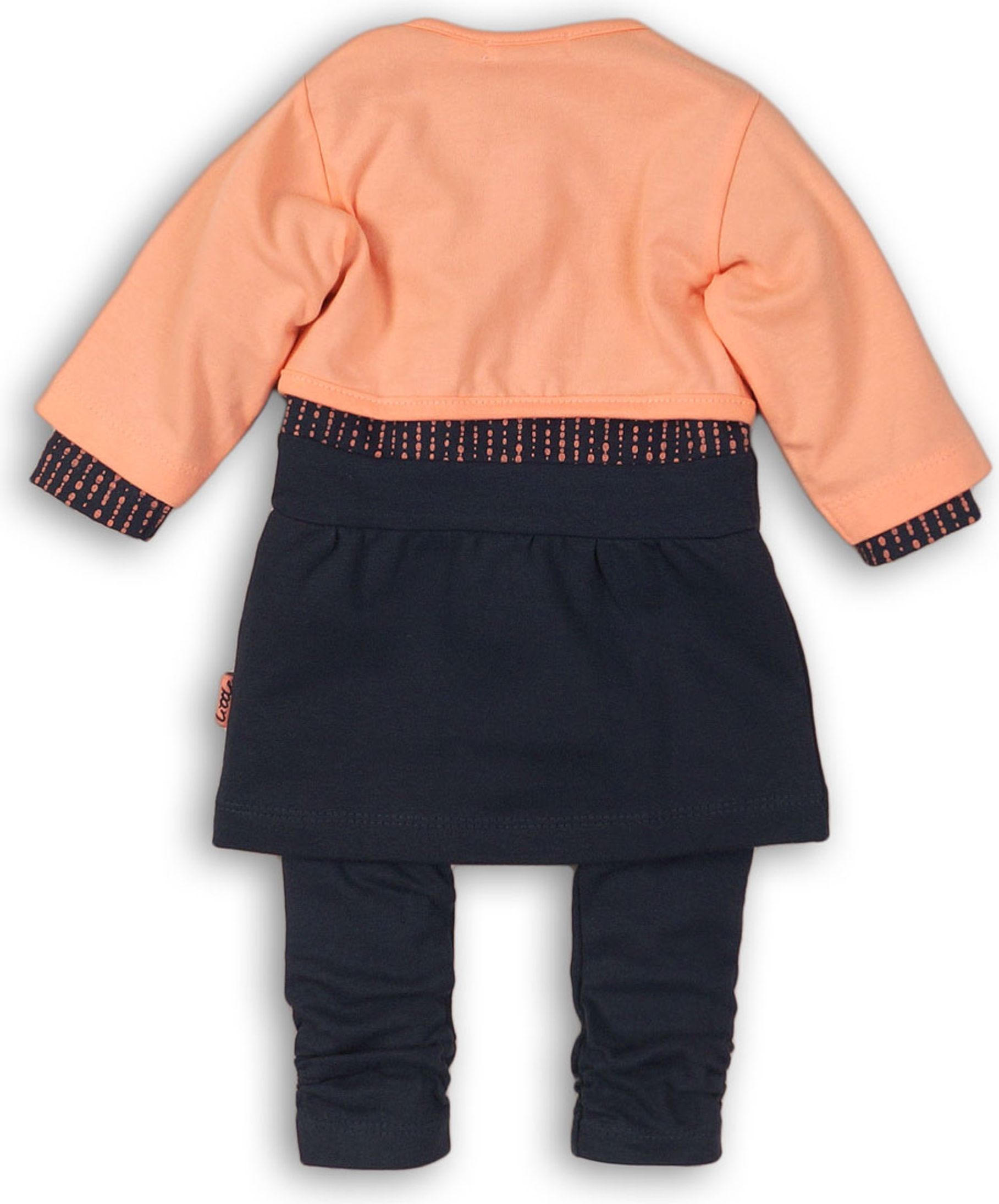 DIRKJE Set 3-dílný B-SO FRESH LITTLE AND LOVELY 74 Navy - Peach - obrázek 2
