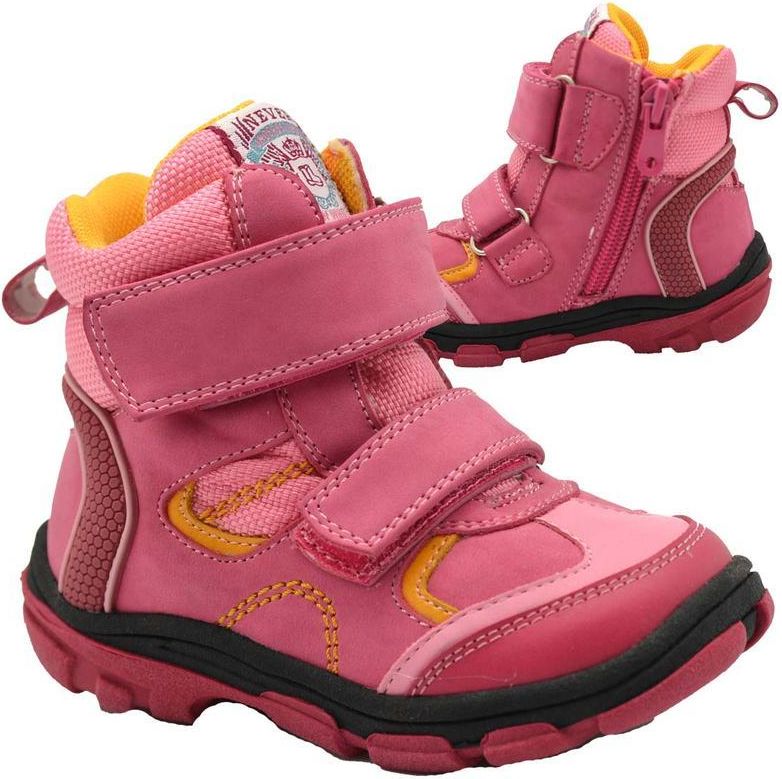 Bugga boty dětské zimní růžová 26 - obrázek 1