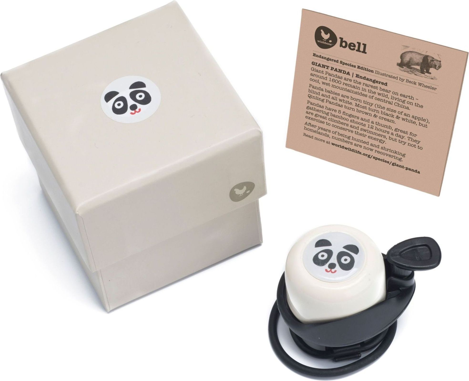 Wishbone Bike Bell Panda velká - White uni - obrázek 2