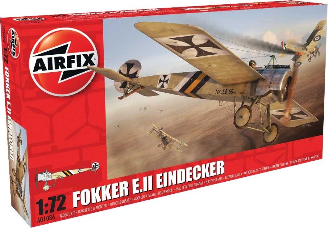 AIRFIX Classic Kit letadlo A01086 - Fokker E.II Eindecker (1:72) - obrázek 1