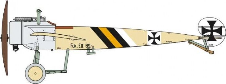 AIRFIX Classic Kit letadlo A01086 - Fokker E.II Eindecker (1:72) - obrázek 4