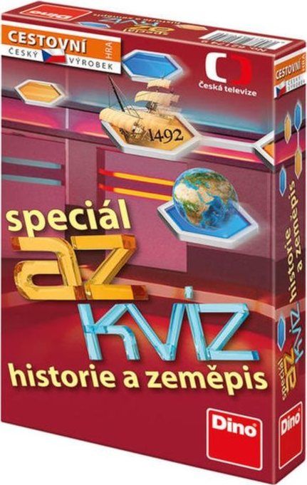 Cestovní hra AZ kvíz speciál - historie a zeměpis, DINO - obrázek 1