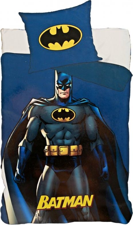 Setino · Bavlněné ložní povlečení Batman - 140 x 200 + 70 x 90 cm - obrázek 1