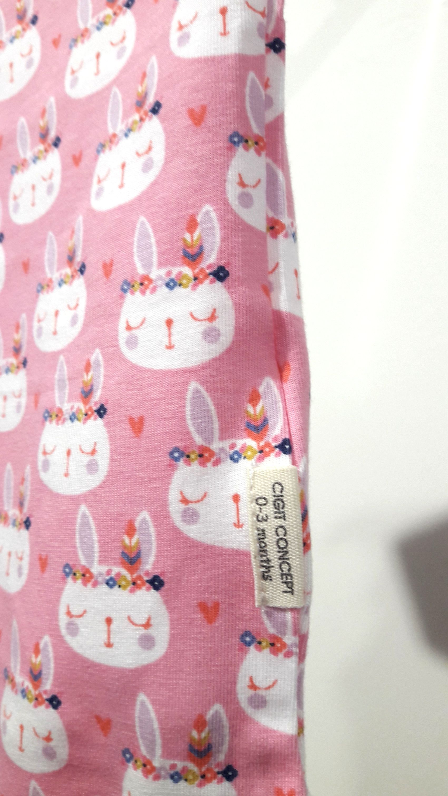 Kojenecké body 61511 Cigit Kids - 9-12měsíců/ 75-80/Růžová/100% Bavlna - obrázek 2