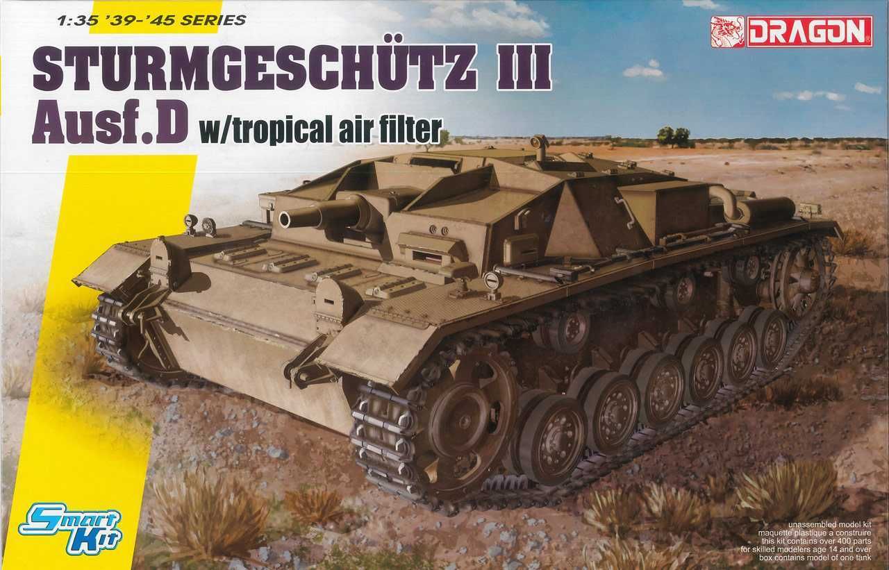 DRAGON Model Kit tank 6905 - STURMGESCHUTZ III Ausf.D w/Tropical Air Filter (1:35) - obrázek 1