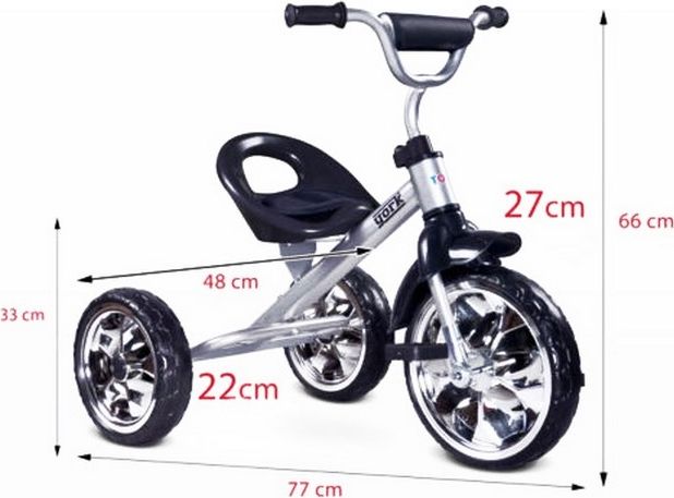 Dětská tříkolka Toyz York red - obrázek 2