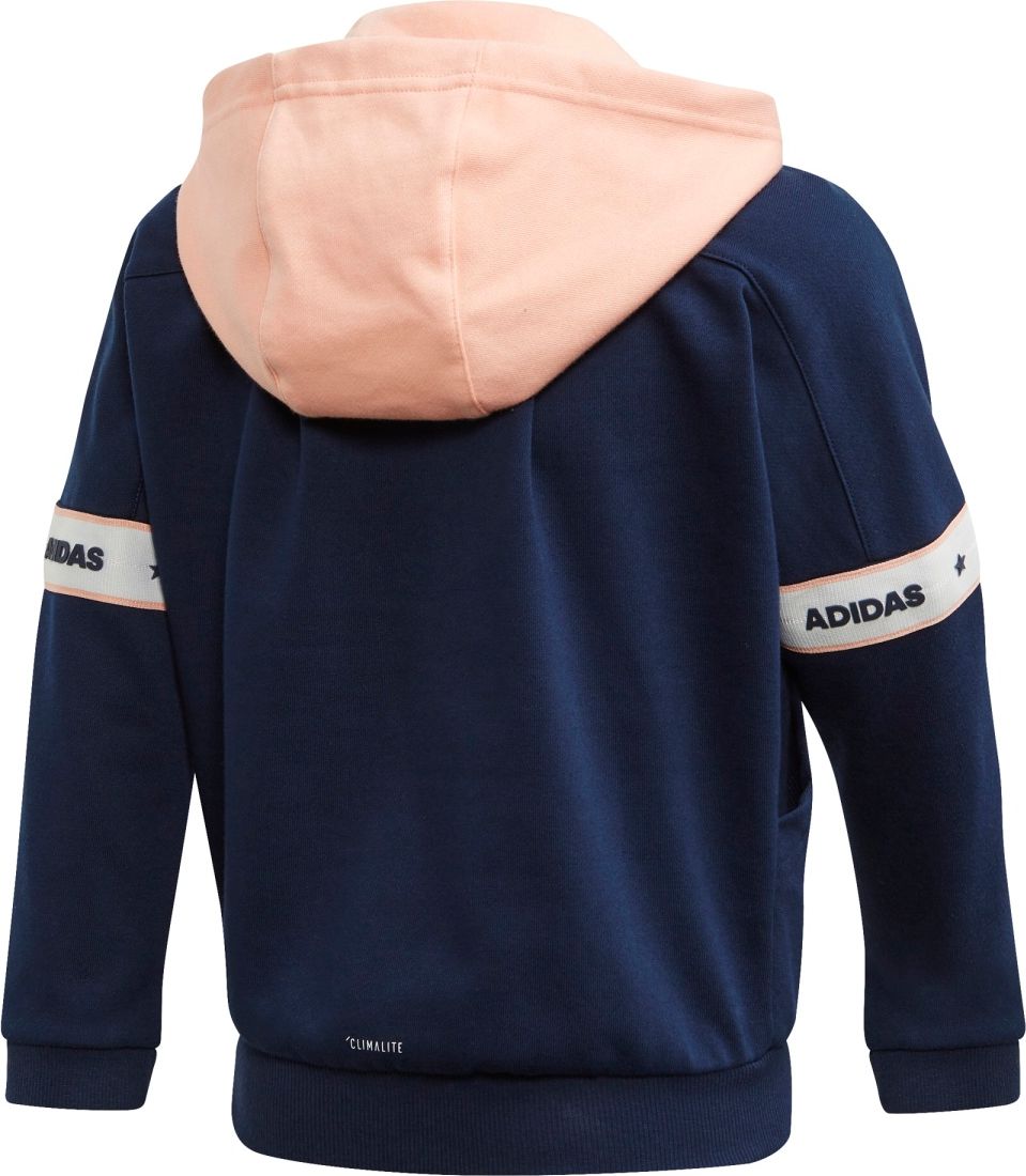 adidas Lg Ft Kn Jkt modrá 128 - obrázek 2