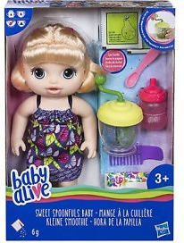 Baby Alive Blonďatá panenka s mixérem - obrázek 1