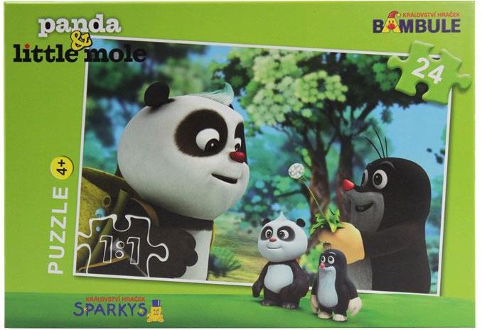 EPline Krtek a Panda na výletě 24 dílků - obrázek 1