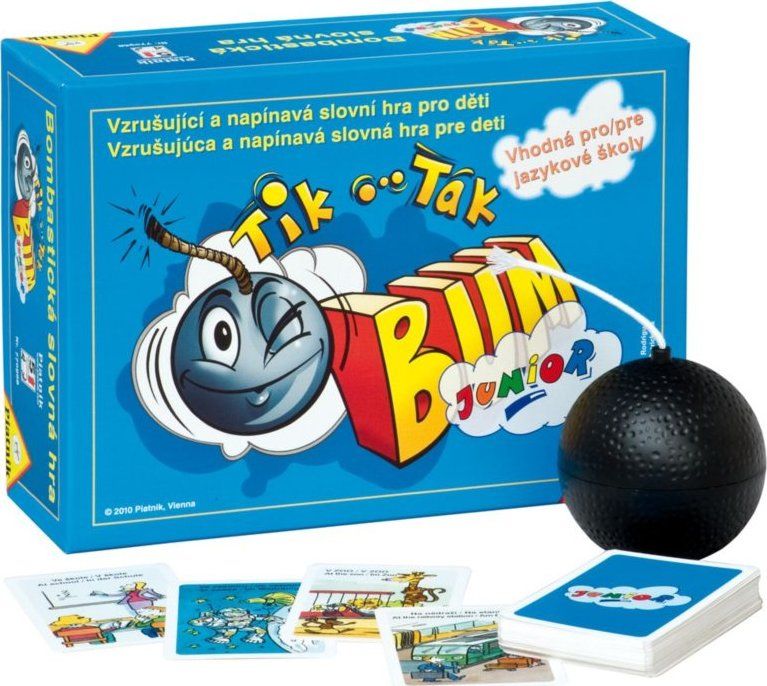 Karetní hra se slovy Tik Tak Bum Junior, PIATNIK - obrázek 2