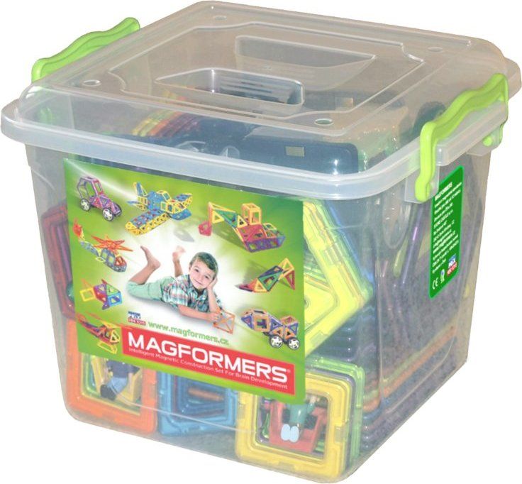 Magnetická stavebnice MAGFORMERS Jumbo Box 147 dílků - obrázek 1