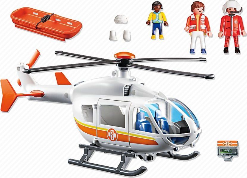 PLAYMOBIL Záchranný vrtulník 6686 - obrázek 3
